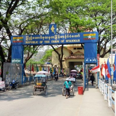 Border crossing, Myanmar