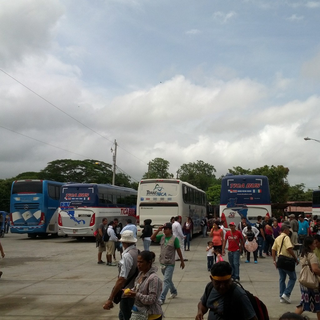 Nicaraguan border with Costa Rica