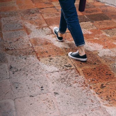 Amy Scott walking in Mexico